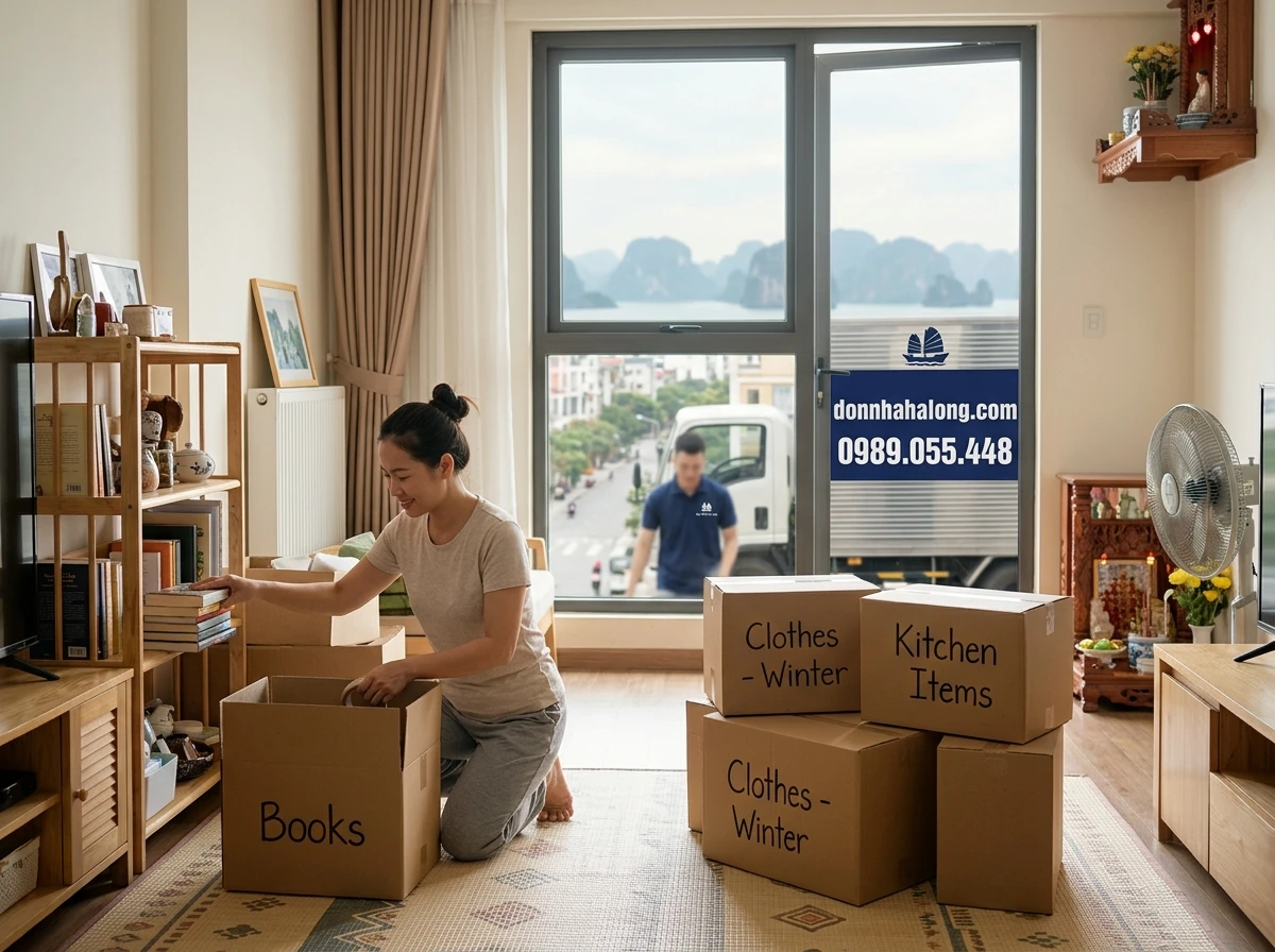 Tự đóng gói đồ đạc giúp tiết kiệm chi phí chuyển nhà