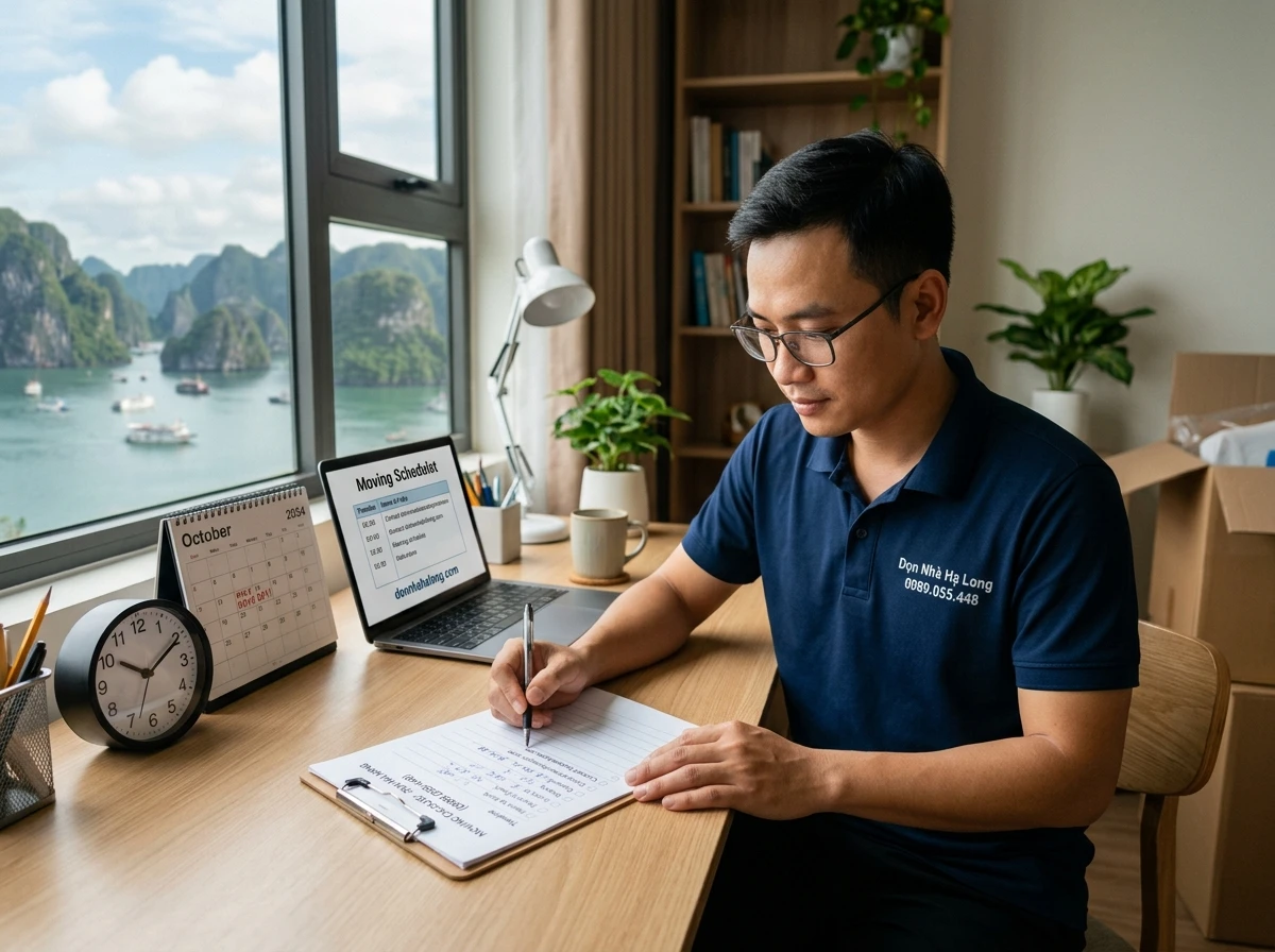 Checklist chuyển nhà theo timeline