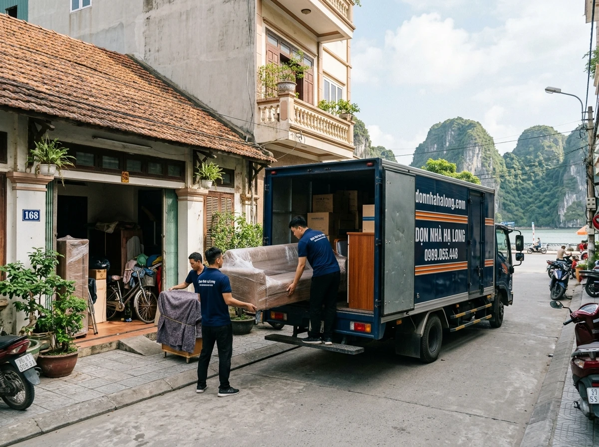Chuyển nhà liên tỉnh từ Hạ Long