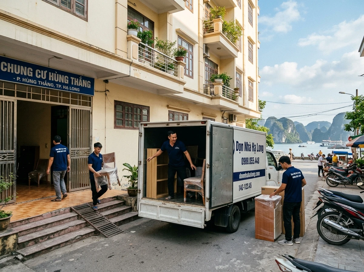 Chuyển nhà Hạ Long trọn gói giá rẻ