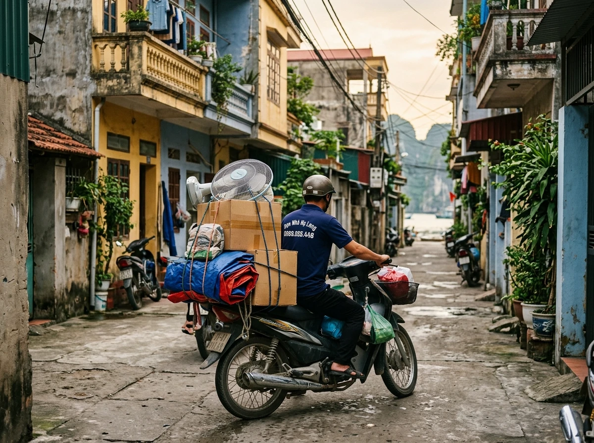 Xe máy chuyển nhà