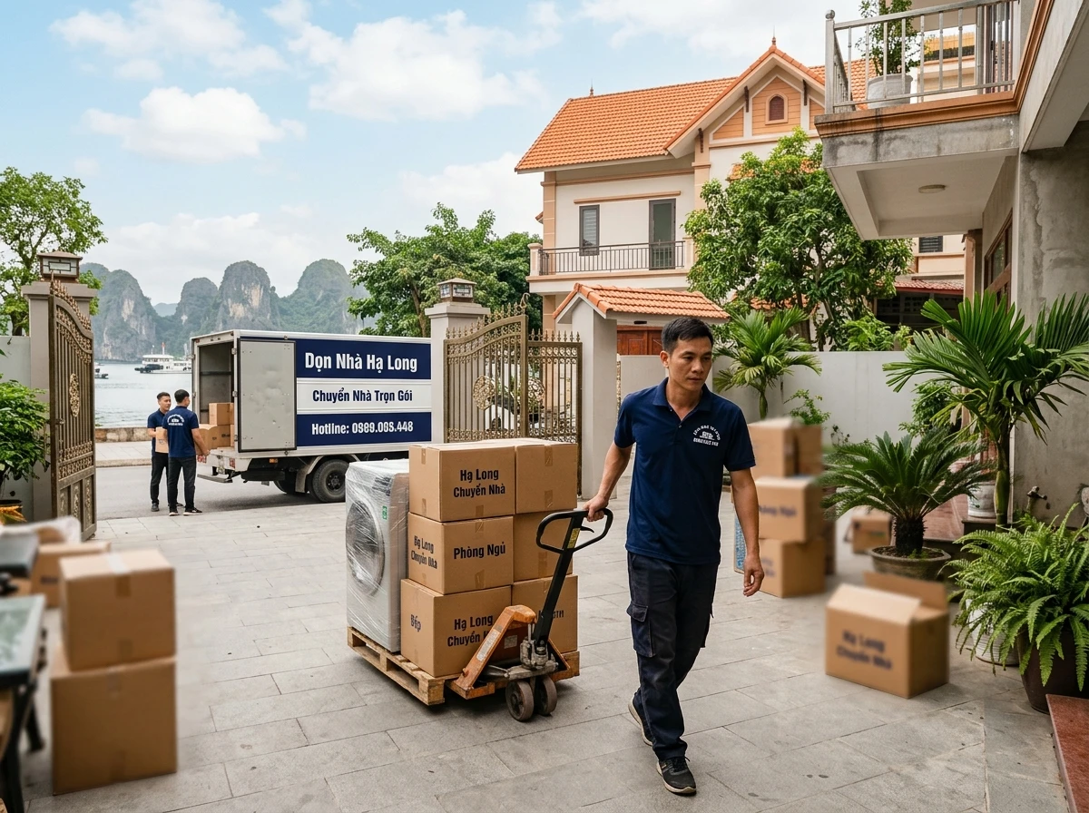 Xe nâng tay hỗ trợ chuyển nhà, chuyển văn phòng