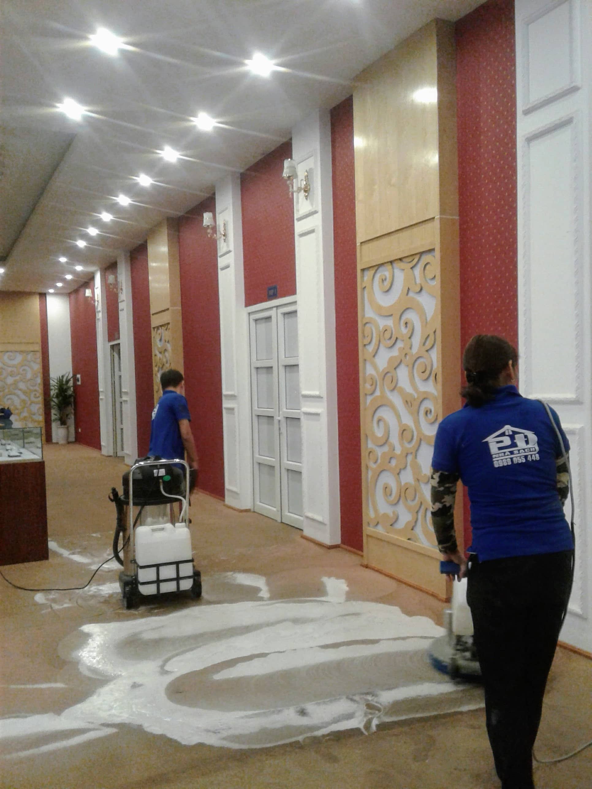 Giặt thảm trải sàn tại Hạ Long