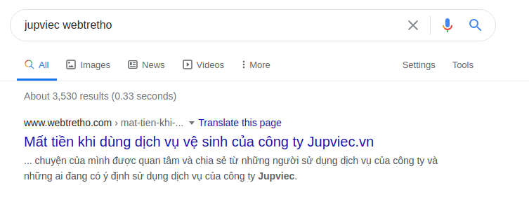 phàn nàn về dịch vụ jupviec.vn lừa đảo trên webtretho
