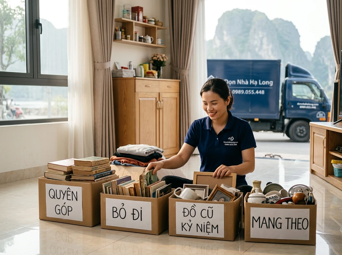 Thanh lý đồ cũ trước khi chuyển nhà