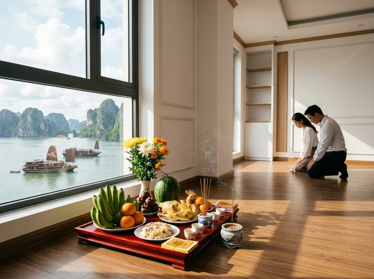 Mâm cúng nhập trạch về nhà mới
