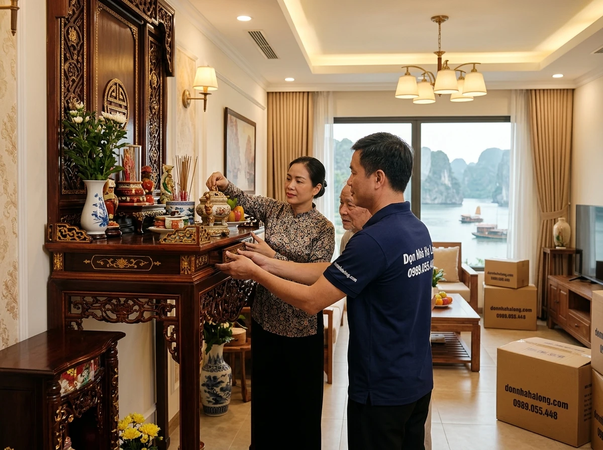 Chuyển bàn thờ về nhà mới đúng cách