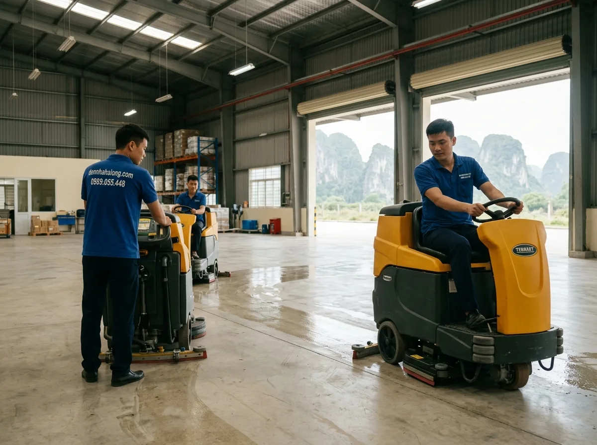 Vệ sinh nhà xưởng công nghiệp tại Quảng Ninh