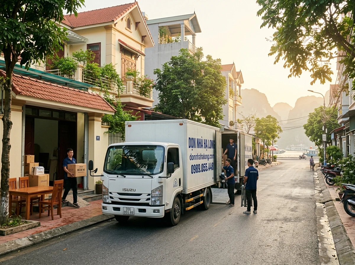 Chuyển nhà vào giờ hoàng đạo buổi sáng tại Hạ Long