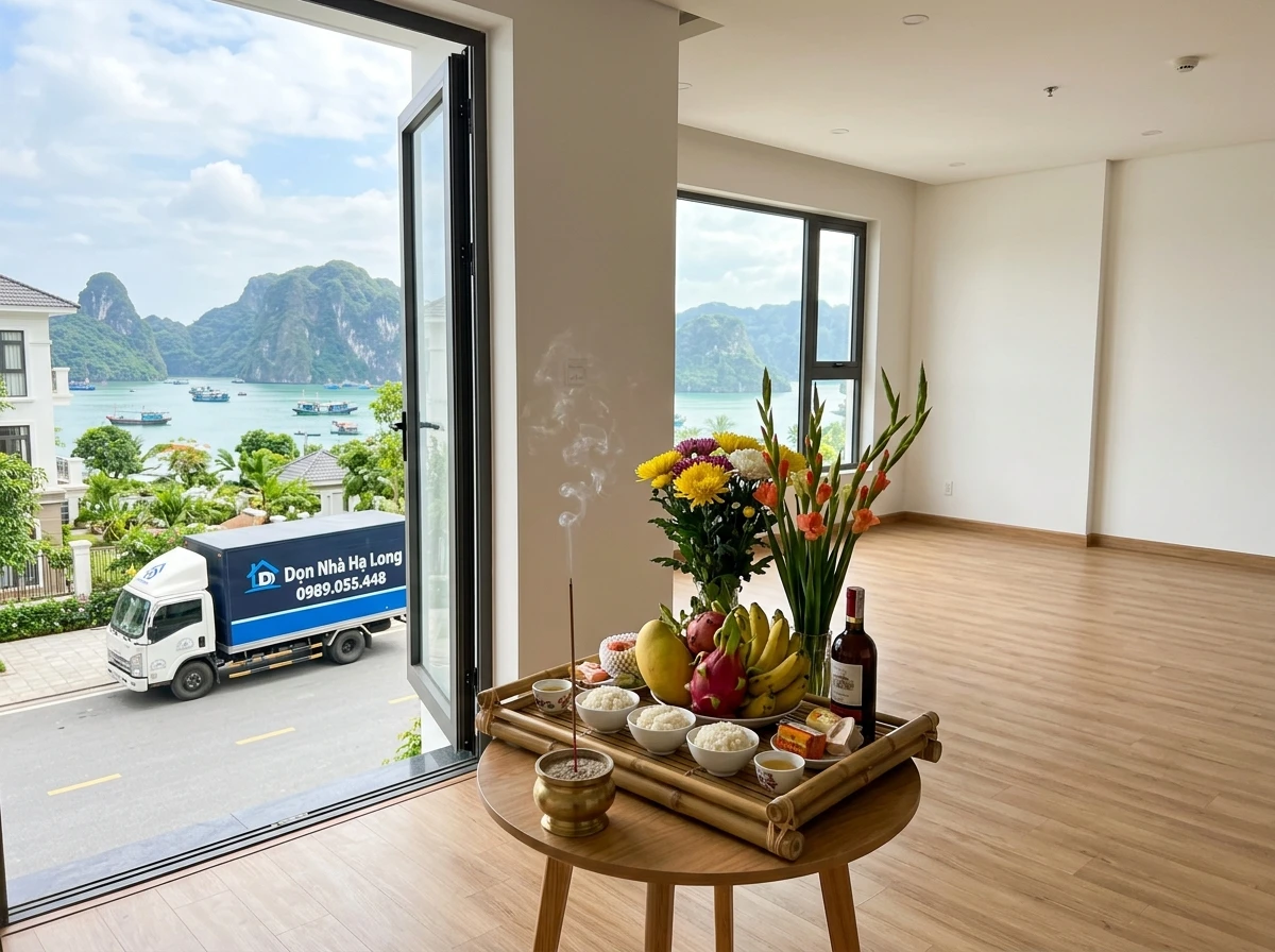 Mâm lễ nhập trạch khi về nhà mới