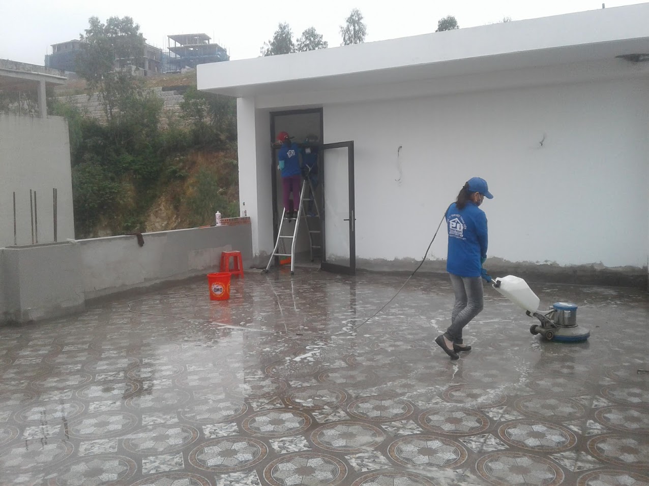 Vệ sinh công nghiệp sau xây dựng tại Hạ Long